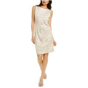 J.McLaughlin Womens Sleeveless Textured Knot Dress M